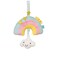Manhattan Toy Cherry Blossom Days Ice Cream Cone Travel Toy with Rattle Ring Cone Rattle and Textured BPA Free Teether
