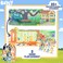 Horizon Group USA Bluey Sticker Playset 2 Sticker Play Scenes 35 Reusable Puffy Bluey Repositionable Stickers for Kids Perfect for Travel ScreenFree Fun
