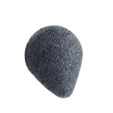 Julep Single Konjac Sponge  Face  SkinClarifying Charcoal Gentle Exfoliating Cleansing Tool with Convenient Suction Cup Hook