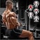 Yes4All Rotating Black Double D Row Handle Cable Attachment for Weight Workout Cable Machine Accessories for Home Gym