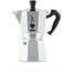 Bialetti  Moka Espress Iconic Stovetop Espresso Maker Makes Real Italian Coffee Moka Pot 6 Cups 6 Oz Aluminium Silver