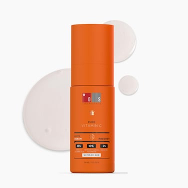 DS Laboratories 35 Vitamin C Serum for Face  Anti Aging Serum with Vitamin E and Squalane Hydrating and Brightening Facial Serum for Fine Lines Wrinkles and Dark Spots Paraben Free 100 Vegan