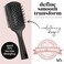 HeatFreeHair High Definition Detangling Brush  DualSided Curl Brush for Black Natural Wavy and Curly Hair  Hair Extension Detangler for WetDry Use