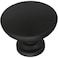 Franklin Brass Fulton 5Pack Cabinet Knobs Matte Black Drawer Knobs Kitchen Cabinet Knobs for Dresser Drawers Pulls and Knobs 1316 Closet Door Knobs Drawer Knob P29523ZFBAB