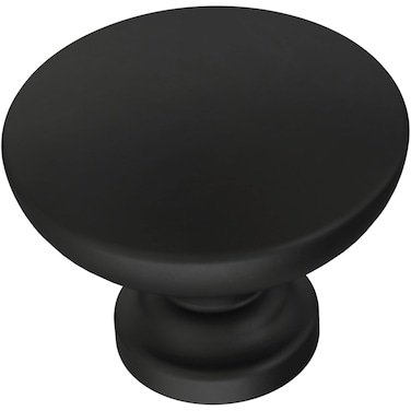 Franklin Brass Fulton 5Pack Cabinet Knobs Matte Black Drawer Knobs Kitchen Cabinet Knobs for Dresser Drawers Pulls and Knobs 1316 Closet Door Knobs Drawer Knob P29523ZFBAB