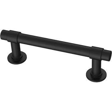 Franklin Brass Francisco 5Pack Cabinet Handles 3 Hole to Hole Matte Black Kitchen Cabinet Pulls Drawer Handles Cabinet Hardware Dresser Drawer Pulls P29520ZFBAB