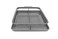EaZy MealZ Crisping Basket  Tray Set  Air Fry Crisper Basket  Tray  Grease Catcher  Even Cooking  NonStick  Healthy Cooking 95 x 13 Gray