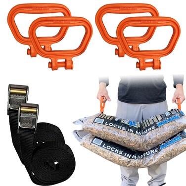 MULTUS Handle and Haul 2 Handle Moving Strap to Lift Carry Drag  2 Pack