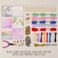 STMT DIY Purpose Bead Kit for JewelryMaking Make Your Own Pendant Necklaces Great for Girls Night  Playdates Custom Jewelry Kit for Kids  Tweens Ages 8 9 10 11