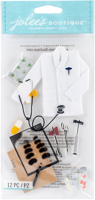 Jolees Boutique Dimensional Stickers Doctor