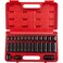 Sunex 3329 38Inch Drive Standard and Deep Metric Impact Socket Set Metric StandardDeep 6Point CrMo 8mm  22mm 29Piece