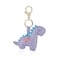 Itzy Ritzy Puffy Diaper Bag Charm Purse Charm and Keychain Vegan Leather Charm Features A Durable Hinged Clasp and Modern Puffy Design Lilac Dinosaur