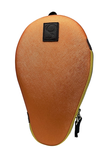OneJoy Table Tennis Racket Bag Single Ping Pong Paddle Case Table Tennis Racket Cover Ping Pong Bat Case for Single Table Tennis Bag with Zipper  Orange 11 inch x 67 inch 28cm x 17cm