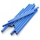 Reusable Metal Boba Straws  Smoothie Straws 50PackNiceCaTeLe 05 Wide Blue Jumbo Stainless Steel Fat Straws in Bulk for Bubble TeaTapioca Pearl Milkshakes Smoothies Jumbo Drinks Blue