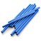 Reusable Metal Boba Straws  Smoothie Straws 50PackNiceCaTeLe 05 Wide Blue Jumbo Stainless Steel Fat Straws in Bulk for Bubble TeaTapioca Pearl Milkshakes Smoothies Jumbo Drinks Blue