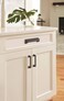 Amerock  Cabinet Cup Pull  Matte Black  5116 inch  6516 inch 128 mm  160 mm CentertoCenter  Appoint  1 Pack  Drawer Pull  Cabinet Handle  Cabinet Hardware