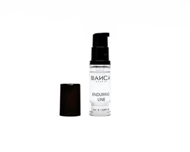 Enduring LINE BIANCA MAKEUP This Transparent Liquid can be Mixed with Any Makeup Product to prolong its Durability and to Transform it into a Liquid Waterproof Formulation