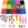 5800 Colorful Loom Bands Set Premium Rubber Bands for Bracelet Making Kit DIY Band Bracelet Mega Refill Kit Girls Gift to Improve Imagination