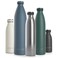 LARS NYSM Stainless Steel Insulated Water Bottle 12oz 17oz 25oz 34oz 51oz  Insulated Thermo Flask for Hot and Cold Beverages  Leakproof Drinking Bottle Stainless Steel 750ml