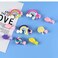 Sunormi 9Pcs Baby Girl Cloud Lollipop Rainbow Hair Clips Set For Girls Toddler Kids Princess Hair Pins Clips Barrettes Hair Accessories