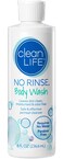 NoRinse Body Wash 8 fl oz  Leaves Skin Clean Moisturized and OdorFree RinseFree Formula