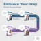 Go Gray Treatment System Fade Clarifying Duo Shampoo  Conditioner Helps Gradually Fade Permanent and SemiPermanent Hair Color