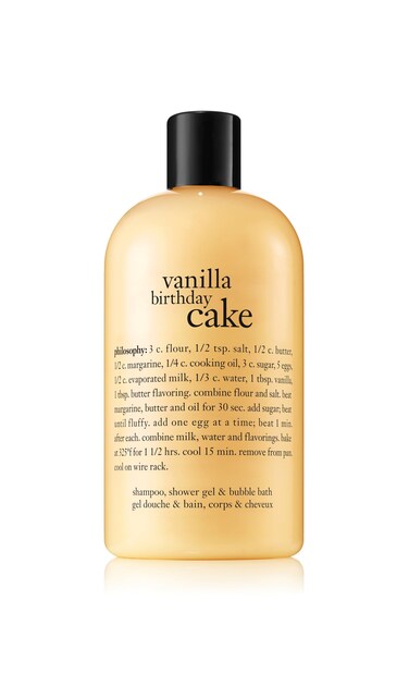 philosophy vanilla birthday cake shampoo shower gel  bubble bath 16 oz