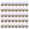 EXCEART 250 Pcs Adjustment Lanyard Buckle Barrel Connectors Anti Slip Cord Buckles Ear Rope Adjuster Hardware Hat Rope Earloop Buckles White