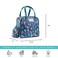Fit  Fresh Lunch Bag For Women Insulated Womens Lunch Bag For Work Leakproof  StainResistant Large Lunch Box For Women With Containers Tumbler and Ice Pack Zipper Closure Wichita Bag Leopard