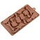 10 grid guitar shape silicone cake mold chocolate ice cube fudge pudding 3D mold DIY baking fondant cake decorating tools