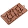 10 grid guitar shape silicone cake mold chocolate ice cube fudge pudding 3D mold DIY baking fondant cake decorating tools