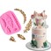 Anyana Acanthus Leaves Silicone Mold tree leaf Fondant Mold scroll Cake Border decoration Cupcake Silicone Lace Mat Mold Decoration Tool Non stick easy to use