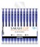 Zebra Pen Sarasa Clip Retractable Gel Pen Fine Point 05mm Blue Ink 12Pack