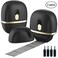 Lomil Identity Protection Roller Stamps 2 Pack  Confidential Roller Stamp with 4 Refills  Wide Identity Theft Protection Stamp for ID Blockout Privacy  SecurityBlack