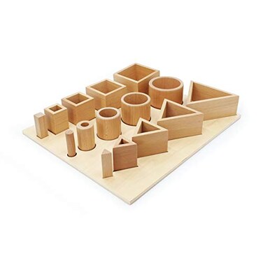 Amazing Child Large Wooden Shapes Sequencing Board 14 14 x 12 14