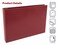 Better Office Products 7 Ring Executive Check Binder with Zipper Pouch Burgundy Textured Cover for 9 x 13 3 Per Page Business Checks 600 Check Capacity Checkbook Holder