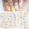 Easter Nail Art Stickers Decals 3D SelfAdhesive Cartoon Bunny Egg Chicken Nail Decals for Women Girls Easter Day DIY Nail Decoration 6 Sheets
