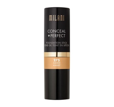 Milani Conceal  Perfect Foundation Stick  Amber 046 Ounce Vegan CrueltyFree Cream Foundation  Cover UnderEye Circles Blemishes  Skin Discoloration for a Flawless Finish