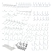 HILTEX 53108 100 Piece Metal Peg board Hooks and Accessories Set Pegboard Hooks Assortment Bins  Hooks for Crafts Organizer for Garage Peg Board Tool Utility Hooks 14 Pegboard Hooks Accessories