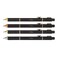 TUL BP Series Retractable Ballpoint Pens Medium Point 10 mm Black Barrel Black Ink Pack Of 12 Pens