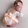 Newborn Photography Props Baby Girl Lace Ribbon Bow Photography Clothing Outfit with Newborn Headbands Set