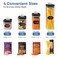 Chefs Path Airtight Food Storage Containers Set for Home Organization  7 Piece Largest Flip Lock Set wmore Capacity  BPA Free Plastic Dry Food Storage Containers with Lids