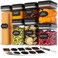 Chefs Path Airtight Food Storage Containers Set for Home Organization  7 Piece Largest Flip Lock Set wmore Capacity  BPA Free Plastic Dry Food Storage Containers with Lids