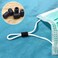 100pcs Cord Locks Silicone Toggles for Drawstrings Elastic Cord Adjuster Non Slip Stopper Free Plastic Hoist Copper Wire Needle Threader Sewing Machine DIY Cross Stitch