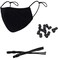 100pcs Cord Locks Silicone Toggles for Drawstrings Elastic Cord Adjuster Non Slip Stopper Free Plastic Hoist Copper Wire Needle Threader Sewing Machine DIY Cross Stitch