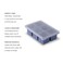 WP Cup Cubes Silicone Freezer Tray with Lid Blue Makes 6 Perfect 1Cup Portions Freeze  Store Soup Broth Sauce Leftovers Dishwasher Safe