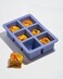 WP Cup Cubes Silicone Freezer Tray with Lid Blue Makes 6 Perfect 1Cup Portions Freeze  Store Soup Broth Sauce Leftovers Dishwasher Safe