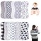 Baby Burp Cloths  Baby Bibs 2in1 Design Large Size 3 Layers Thicken 100 Cotton Super Absorbent and Soft Baby Spit Up Burping Rags Baby Burp Cloth Set for Boys and Girls 12 Pack