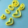 CHENRUI 7Pcs Polymer Clay Cutter Set Flower Heart Shape Cutters