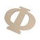 Focal20 Wooden Greek Letters Unfinished 11 Inch Alphabet for DIY Crafts Wood Letters Wooden Alphabets Letter Craft Pieces for DIY Display Decor  12 Inch